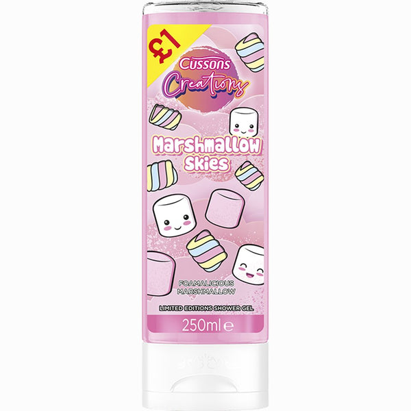 Cussons Creations Marshmallow Skies Shower Gel 250ml (Pack of 6)