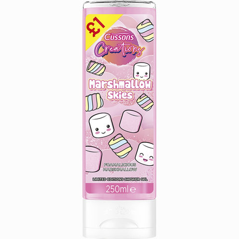 Cussons Creations Marshmallow Skies Shower Gel 250ml (Pack of 6)