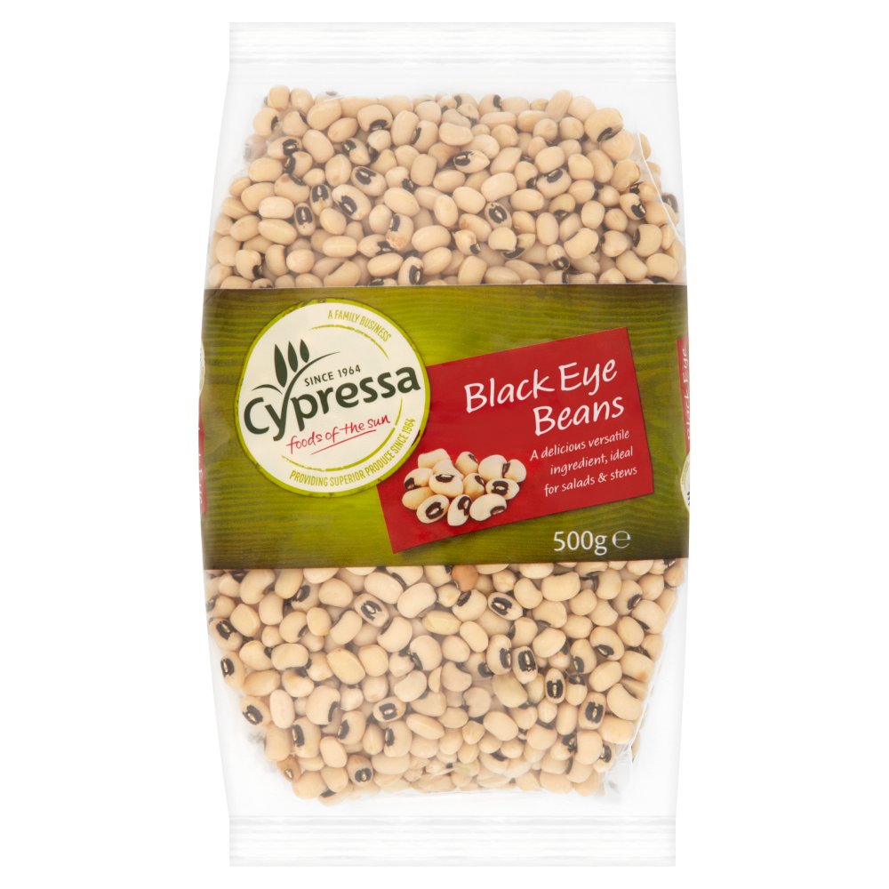 Cypressa Black Eye Beans 500g (Pack of 6)