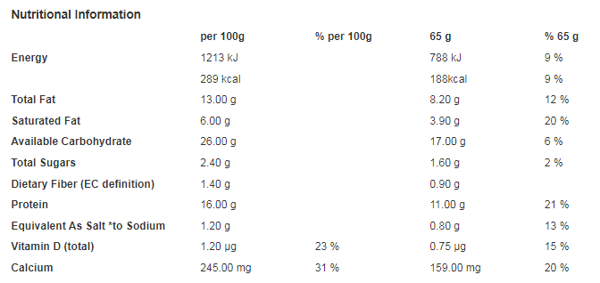 Dairylea Lunchers Ham 'N' Cheese 65g (pack of 1)