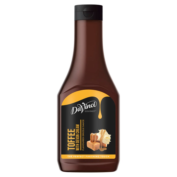 Da Vinci Gourmet Toffee with Devon Cream Flavour Drizzle Sauce 500g (Pack of 1)