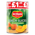 Del Monte Peach Slices in Light Syrup 420g (Pack of 6)