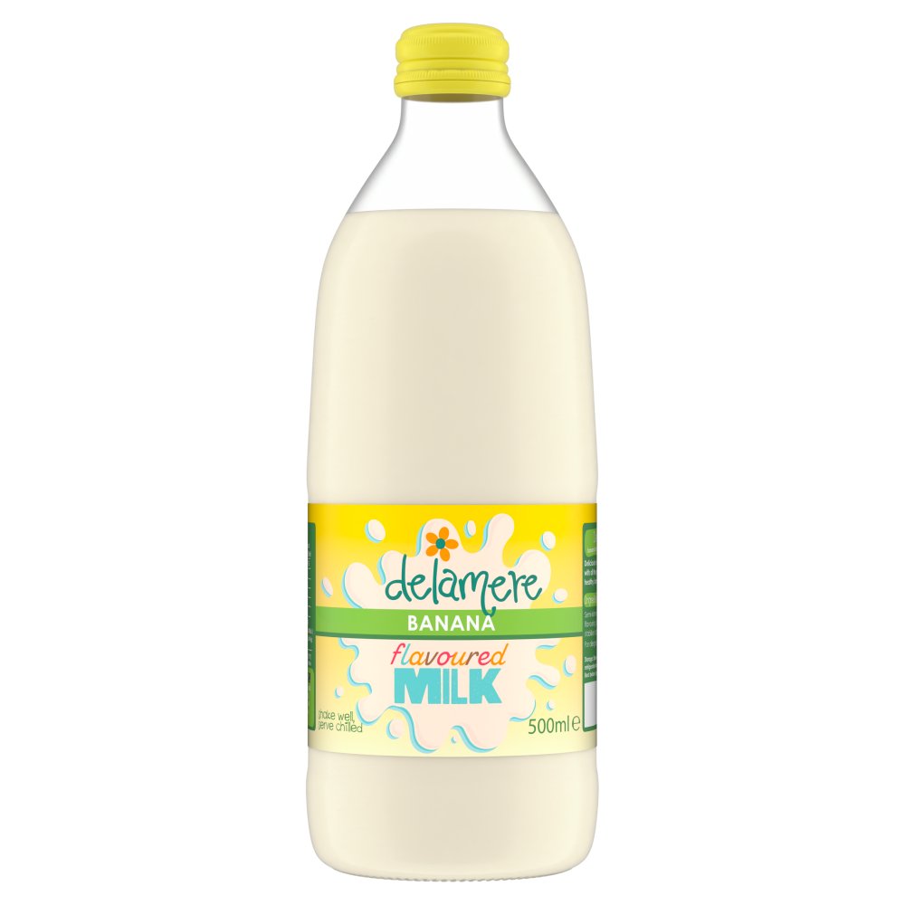 Delamere Banana Flavoured Milk 500ml (Pack of 1)