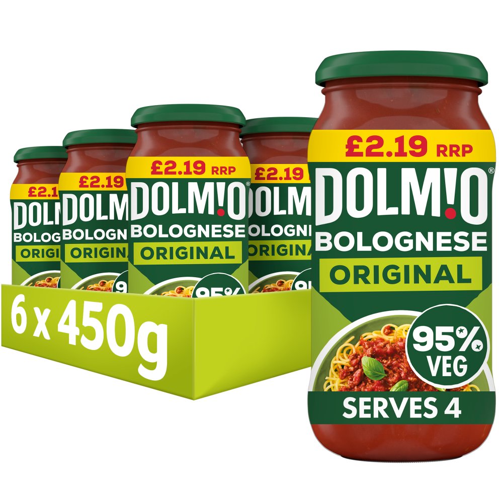 Dolmio Bolognese Pasta Sauce 450g (Pack of 6)