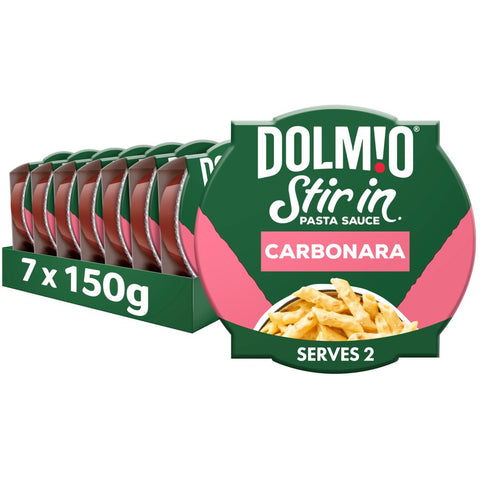 Dolmio Stir-In Carbonara Pasta Sauce 150g (Pack of 7)