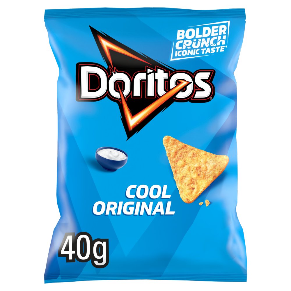 Doritos Cool Original Tortilla Chips Crisps 40g (Pack of 32)