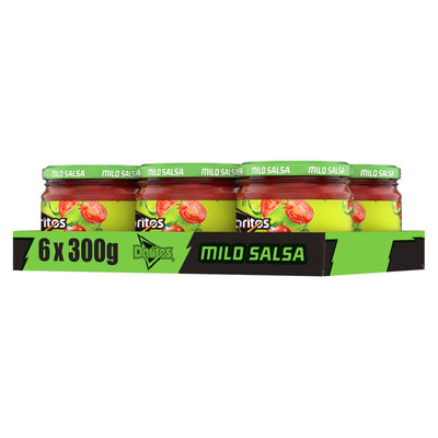 Doritos Mild Salsa Sharing Dip Tray 300g (Pack of 6)