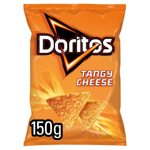 Doritos Tangy Cheese Sharing Tortilla Chips Crisps 150g (Pack of 12)