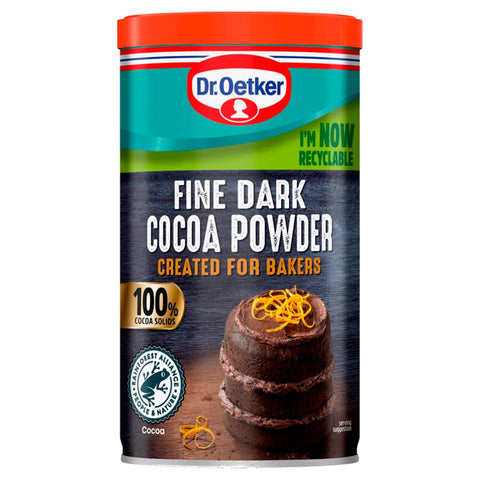 Dr. Oetker Fine Dark Cocoa Powder 190g (Pack of 3)