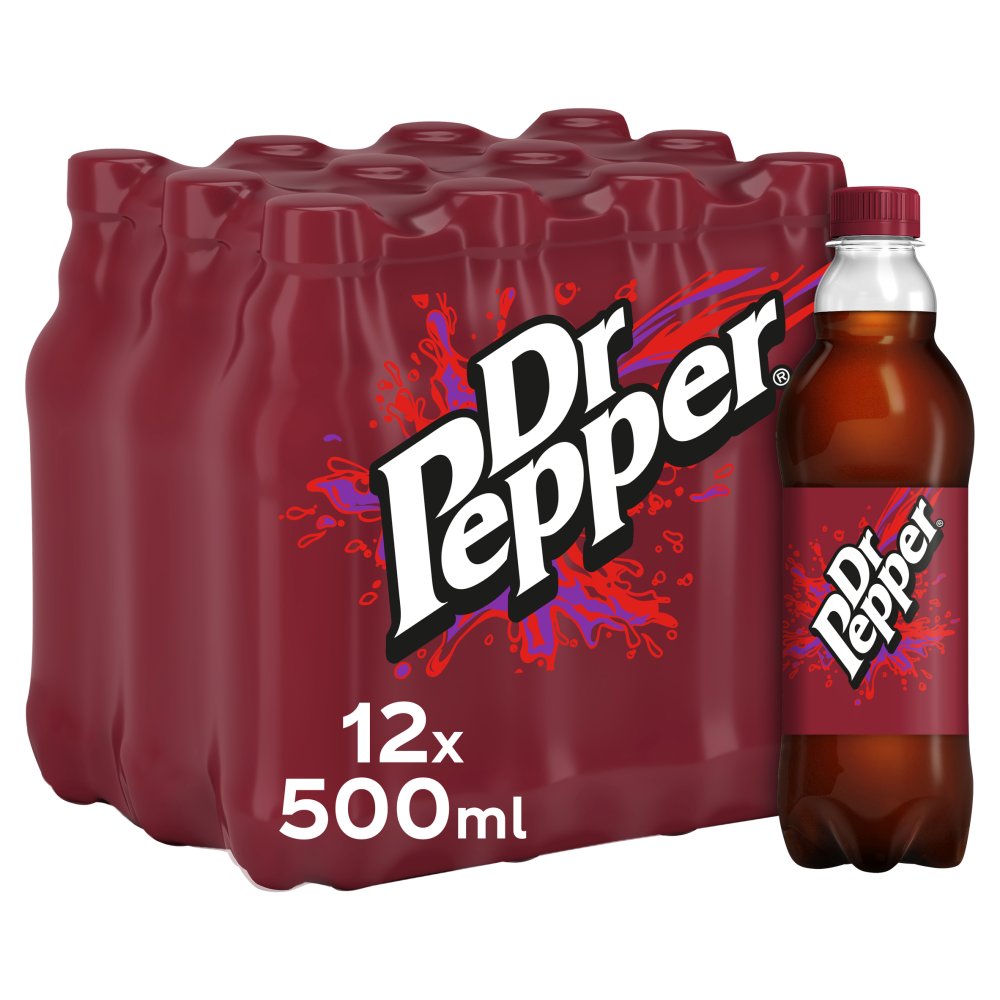 Dr Pepper 500ml (Pack of 12)