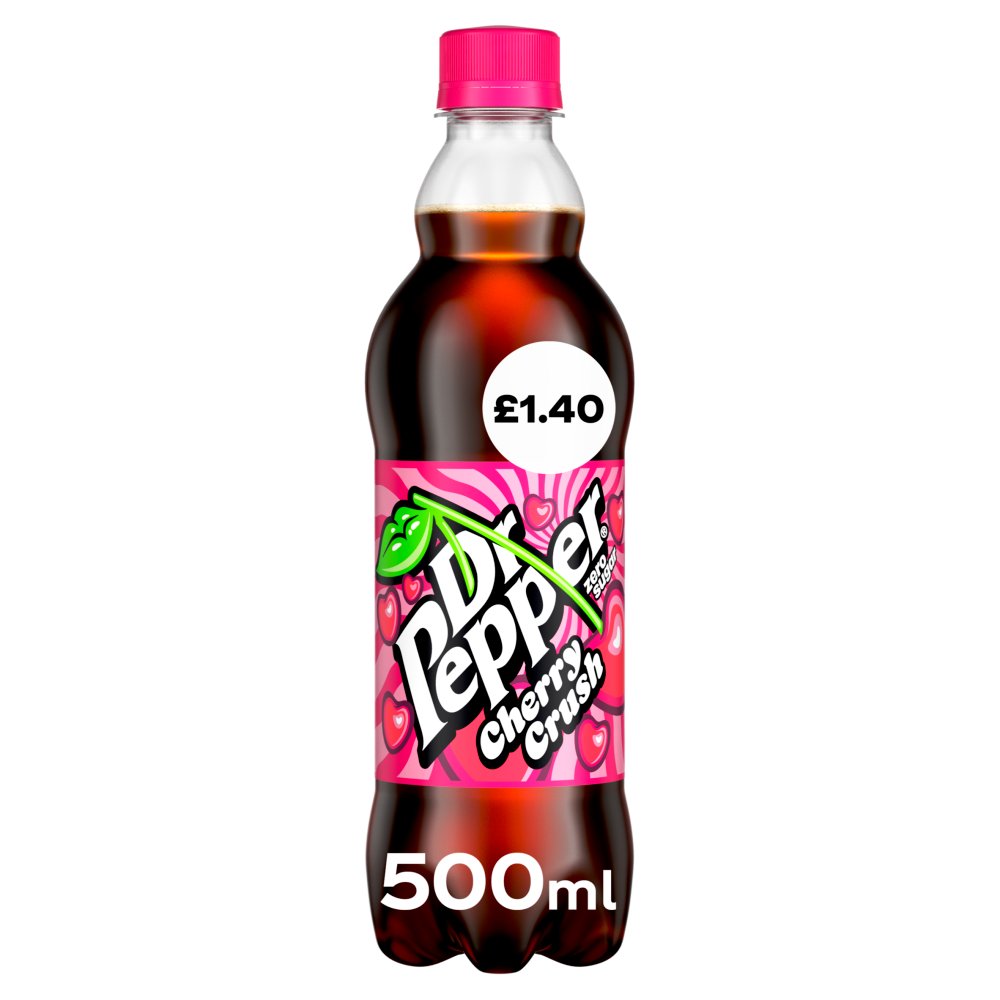 Dr Pepper Zero Cherry Crush 500ml (Pack of 12)