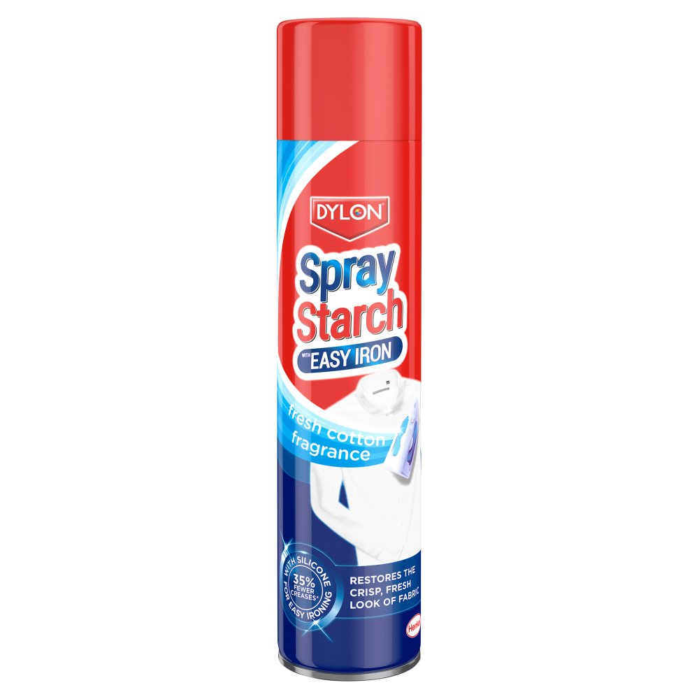 Dylon 2 in 1 Spray Starch with Easy Iron 300ml (Pack of 6)
