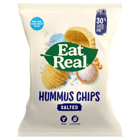 Eat Real Hummus Chips Salted 45g (Pack of 12)