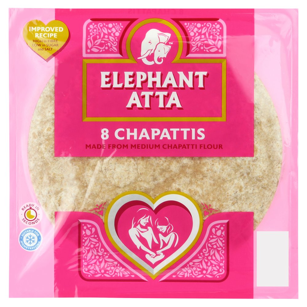 Elephant Atta 8 Chapattis 360g (Pack of 12)