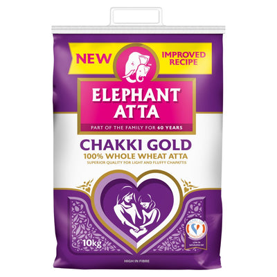 Elephant Atta Chakki Gold 10kg (Pack of 1)