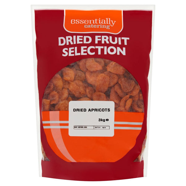 Essentially Catering Dried Fruit Selection Apricots 3kg (Pack of 1)