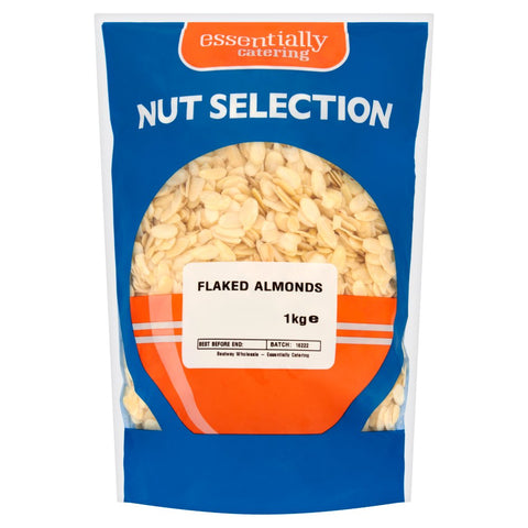 Essentially Catering Nut Selection Flaked Almonds 1kg (Pack of 1)