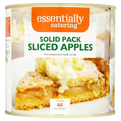 Essentially Catering Solid Pack Sliced Apples 2.6kg (Pack of 1)