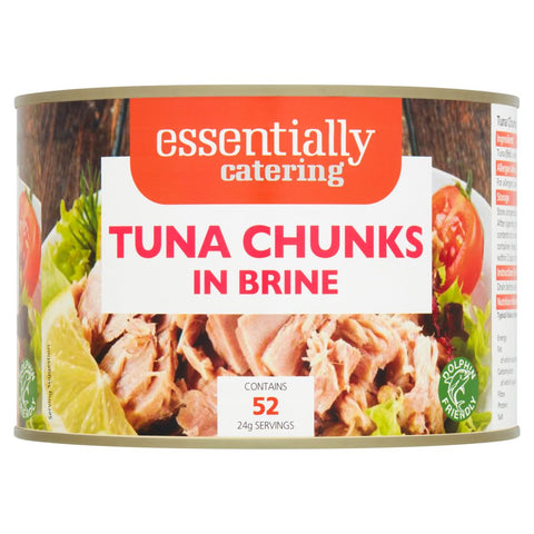 Essentially Catering Tuna Chunks in Brine 1.7kg (Pack of 6)