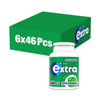 Extra Spearmint Sugarfree Chewing Gum Bottle 46 Pieces (Pack of 6)