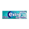 Extra Cool Breeze Sugarfree Chewing Gum 10 Pieces (Pack of 30)