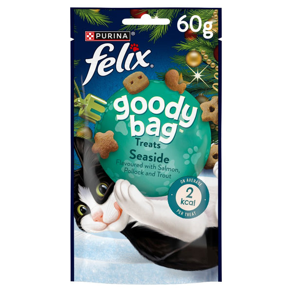 FELIX Goody Bag Seaside Mix Cat Treats 60g (Pack of 8)