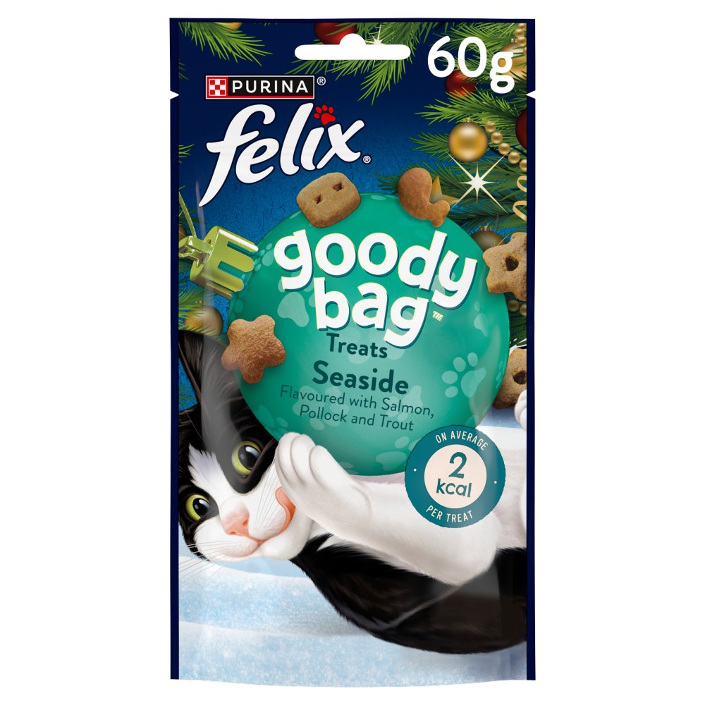 FELIX Goody Bag Seaside Mix Cat Treats 60g (Pack of 8)