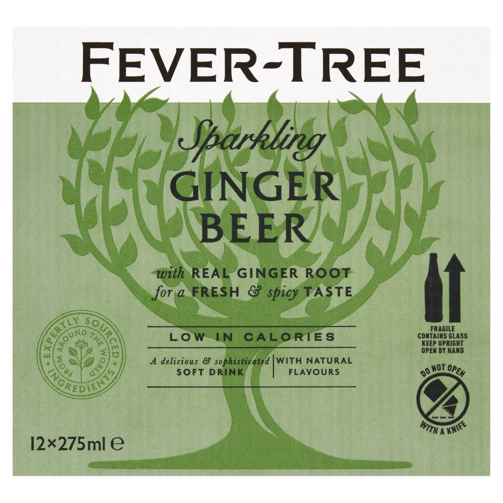 Fever-Tree Sparkling Ginger Beer 275ml (Pack of 12)