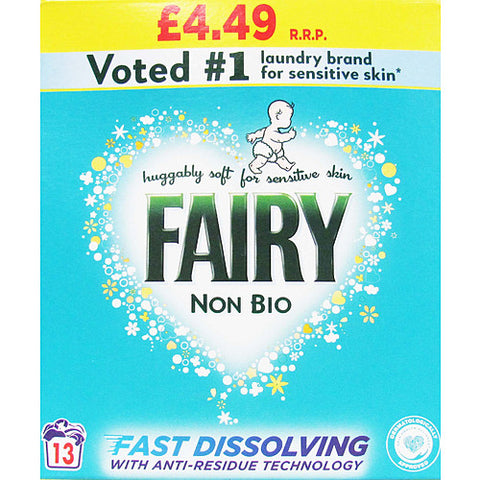 Fairy Non Bio Washing Powder 13 Washes 715g (Pack of 6)