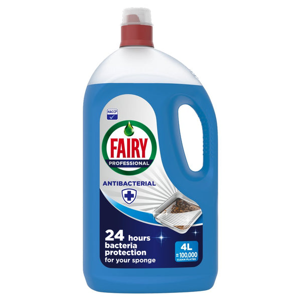 Fairy Professional Antibacterial Washing Up Liquid 4L (Pack of 1)