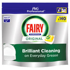 Fairy Professional Original Dishwashing Capsules Lemon, 140 washes (Pack of 1)