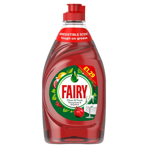 Fairy Washing Up Liquid Pomegranate & Grapefruit 320ML (Pack of 10)