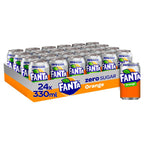 Fanta Orange Zero 330ml (Pack of 24)