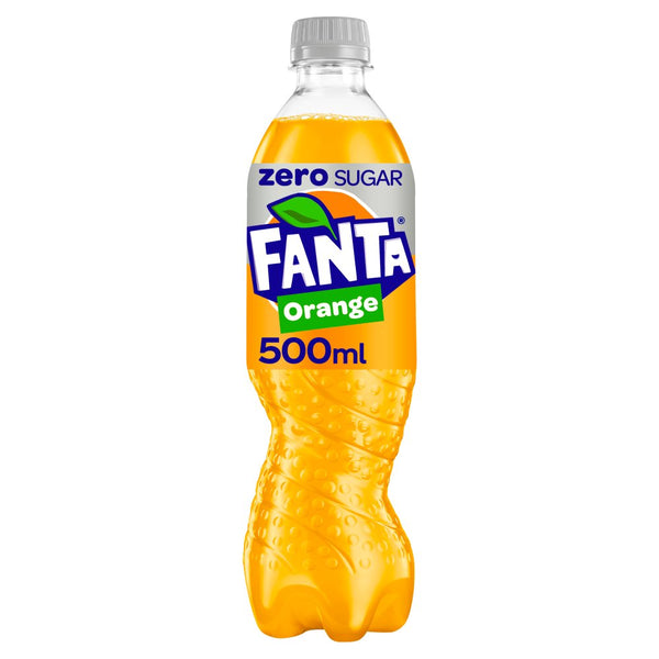 Fanta Orange Zero 500ml (Pack of 12)