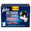 Felix As Good As It Looks Mixed Selection in Jelly 12 x 100g (Pack of 4)