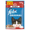 Felix Original with Beef in Jelly 100g (Pack of 20)