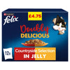 Felix Doubly Delicious Countryside Selection in Jelly 12 x 85g (Pack of 4)