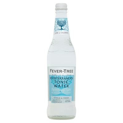 Fever-Tree Refreshingly Light Mediterranean Tonic Water 500ml (Pack of 8)