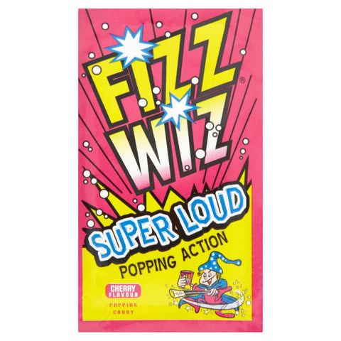 Fizz Wiz Super Loud Popping Candy Cherry Flavour 5g (Pack of 50)