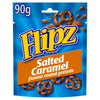 Flipz Salted Caramel Coated Pretzels Bag 90g (Pack of 6)