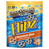 Flipz Cinnamon Bun Flavour Coated Pretzel Snacks 80g (Pack of 12)