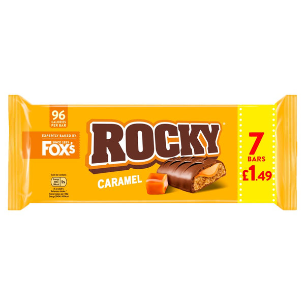 Fox's Rocky Chocolate 7 Bars 133g (Pack of 12)