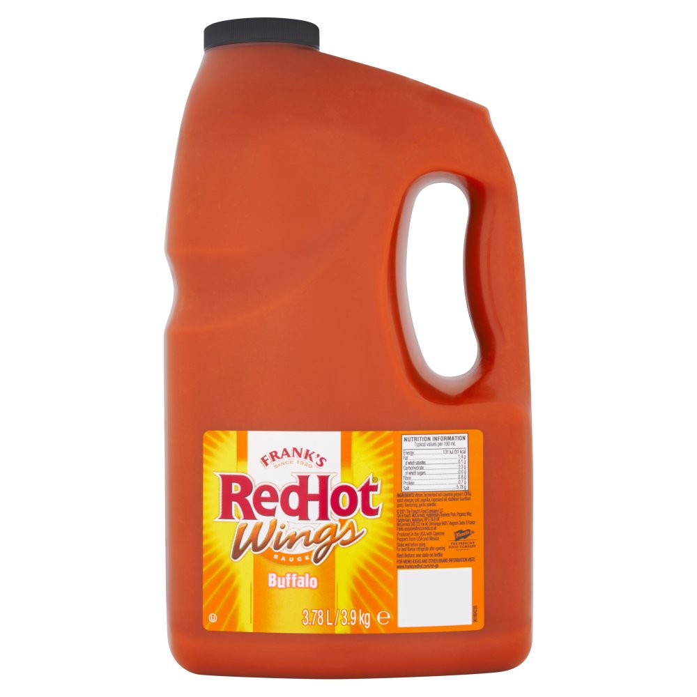 Frank's Red Hot Wings Buffalo Sauce 3.78Ltr (Pack of 1)