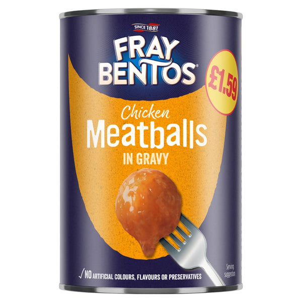 Fray Bentos Chicken Meatballs in Gravy 380g (Pack of 6)