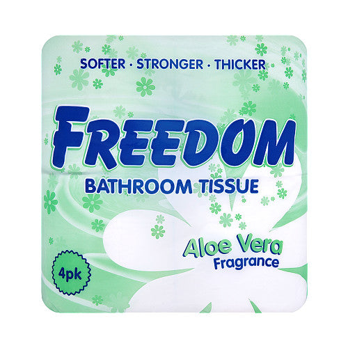 Freedom Bathroom Tissue Aloe Vera Fragrance 4pk (Pack of 10)