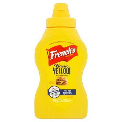 French's Classic Yellow Mustard 226g (Pack of 8)