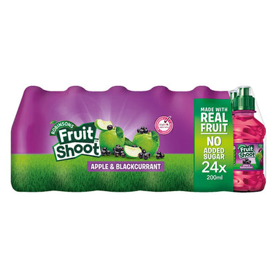 Fruit Shoot Apple & Blackcurrant Kids Juice Drink 200ml (Pack of 24)