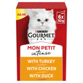 Gourmet Mon Petit Intense Fine Cuts with Turkey, Chicken & Duck 6 x 50g (Pack of 1)