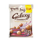 Galaxy Counters Milk Chocolate Buttons Treat Bag 78g (Pack of 20)