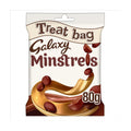 Galaxy Minstrels Milk Chocolate Buttons Treat Bag 80g (Pack of 20)